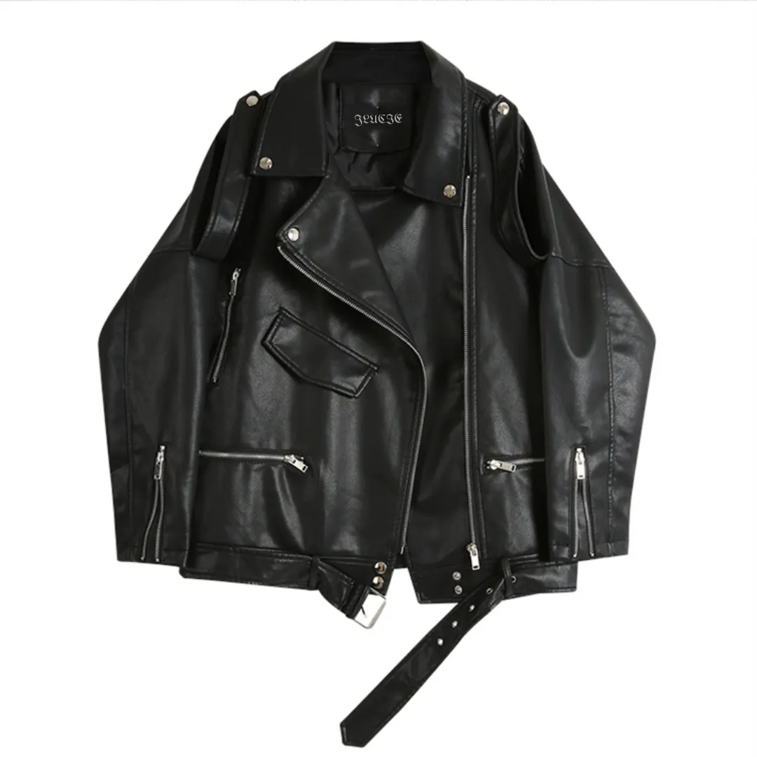 Lucie Loose Leather Jacket