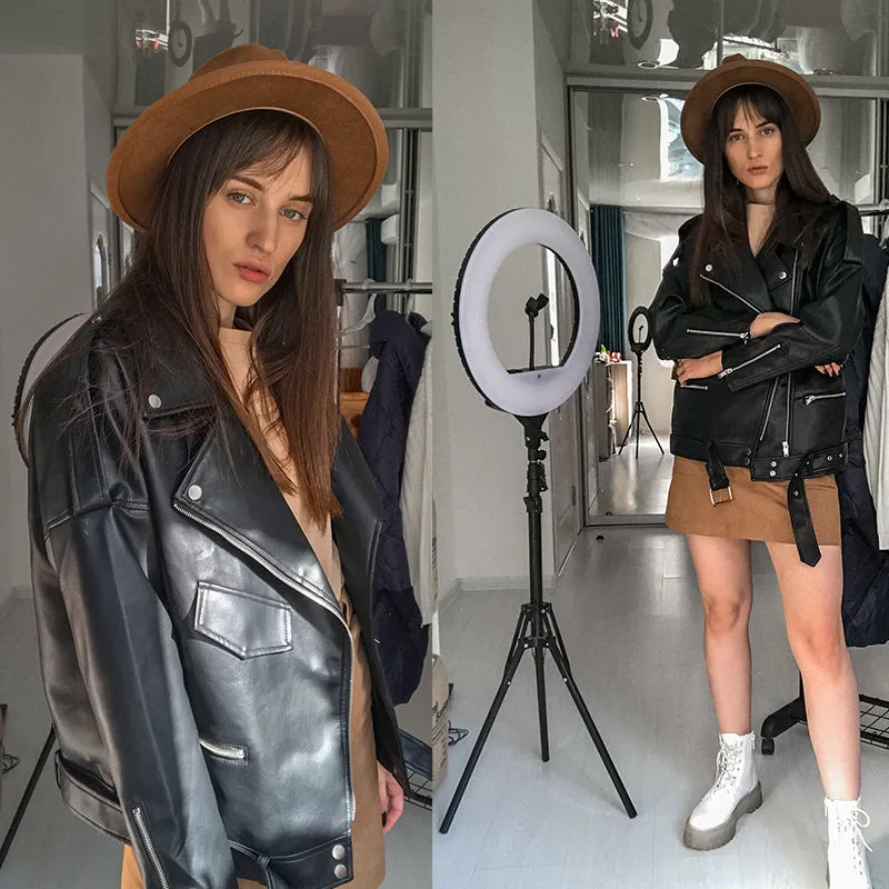 Lucie Loose Leather Jacket