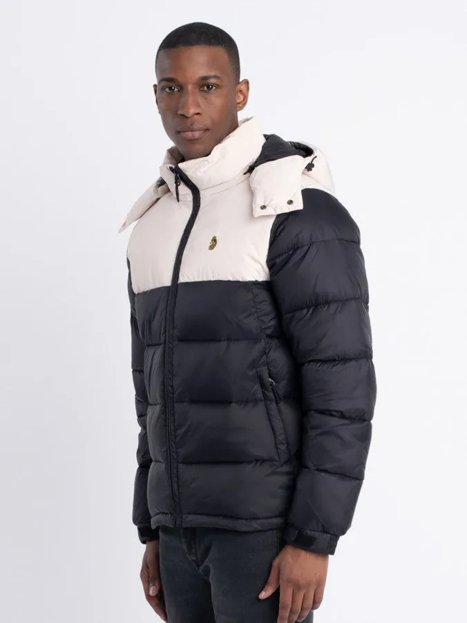 Luke 1977 Hodges Railings Jacket Jet Black/Ecru