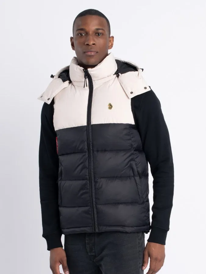 Luke 1977 Sumners Stories Gilet Jet Black/Ecru