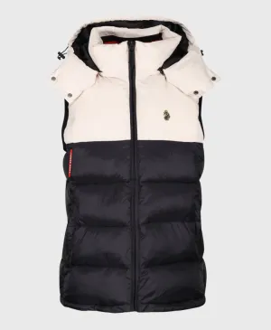 Luke 1977 Sumners Stories Gilet Jet Black/Ecru