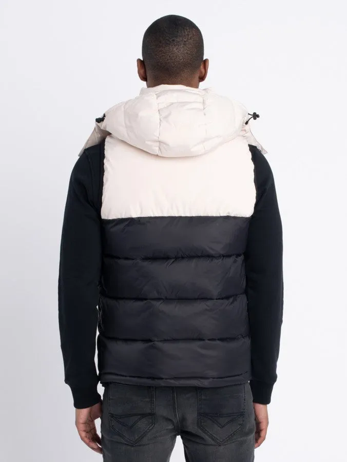 Luke 1977 Sumners Stories Gilet Jet Black/Ecru