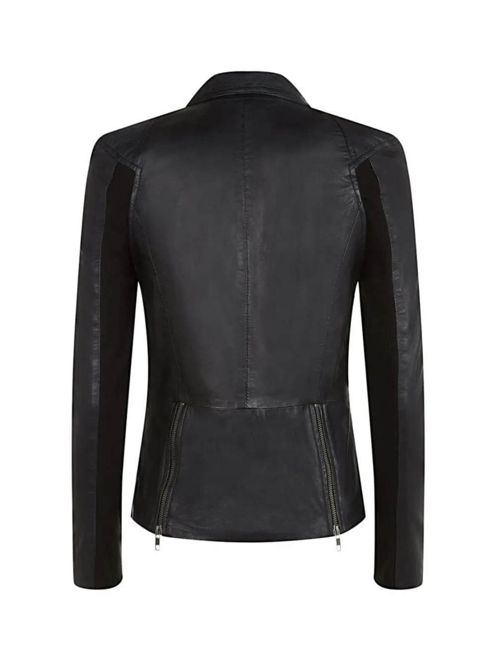 Luxe Lambskin Moto Leather Jacket