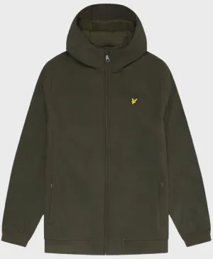 Lyle And Scott JK2110V Fleece Back Softshell Jacket Olive
