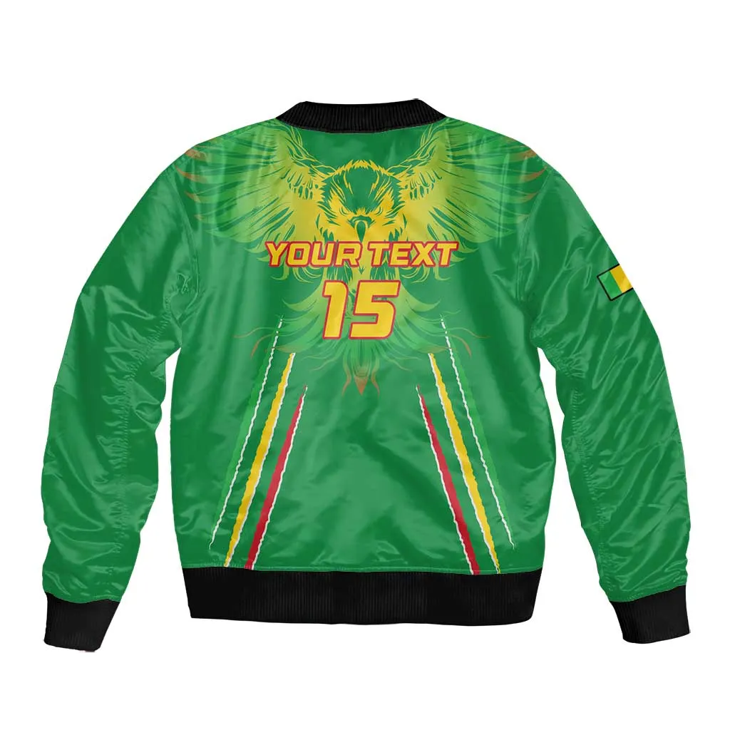 Mali Football Custom Bomber Jacket Go Eagles - Green Color LT15