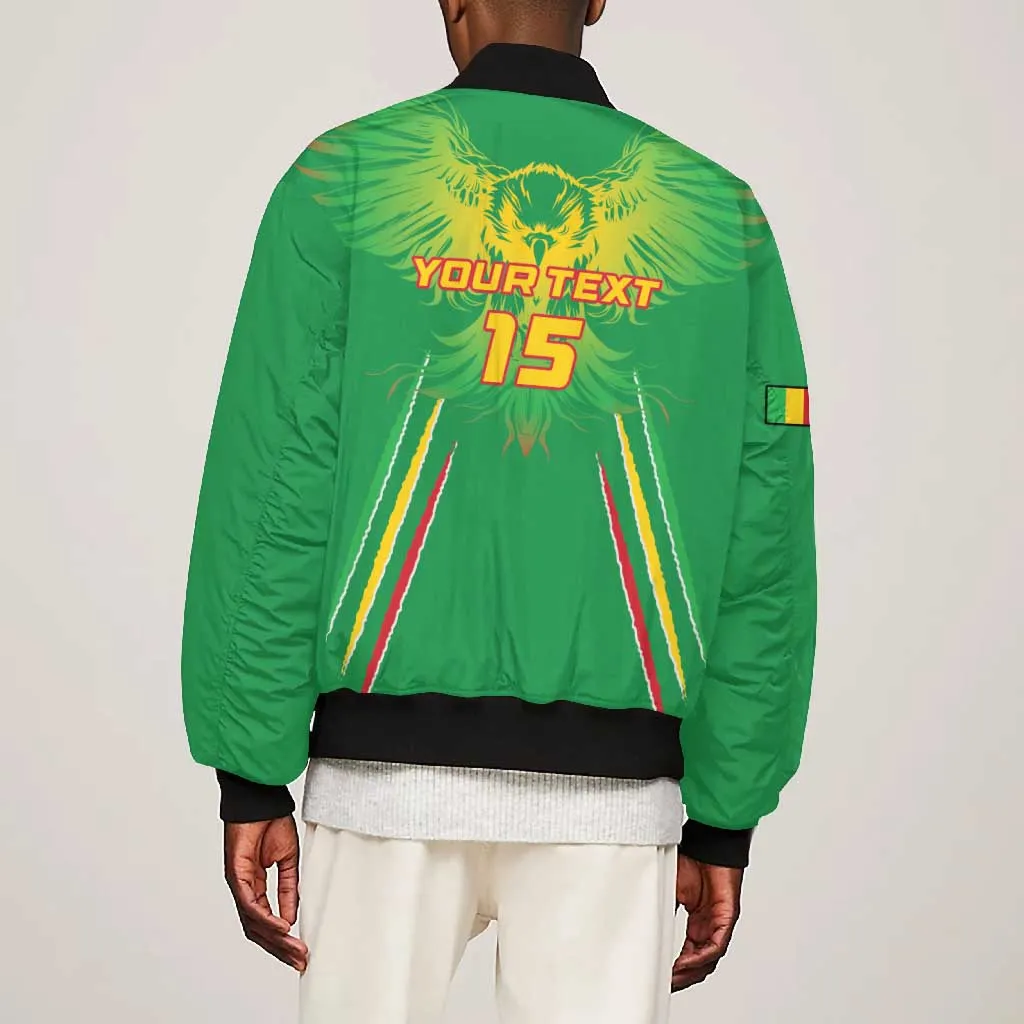 Mali Football Custom Bomber Jacket Go Eagles - Green Color LT15