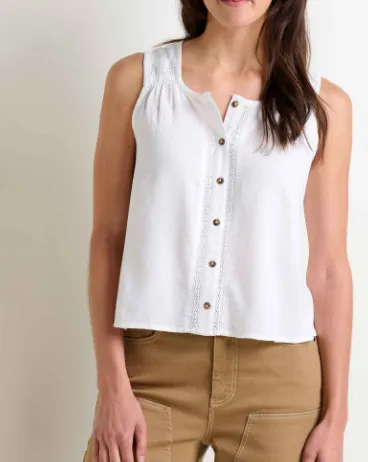 Manzana Button Front Tank
