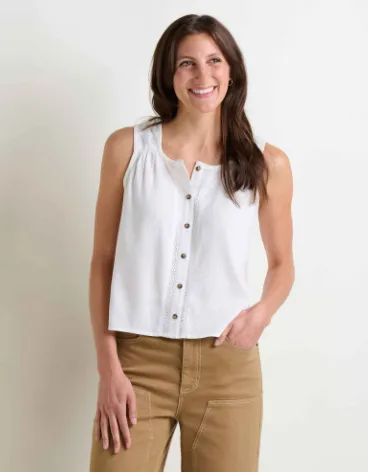 Manzana Button Front Tank