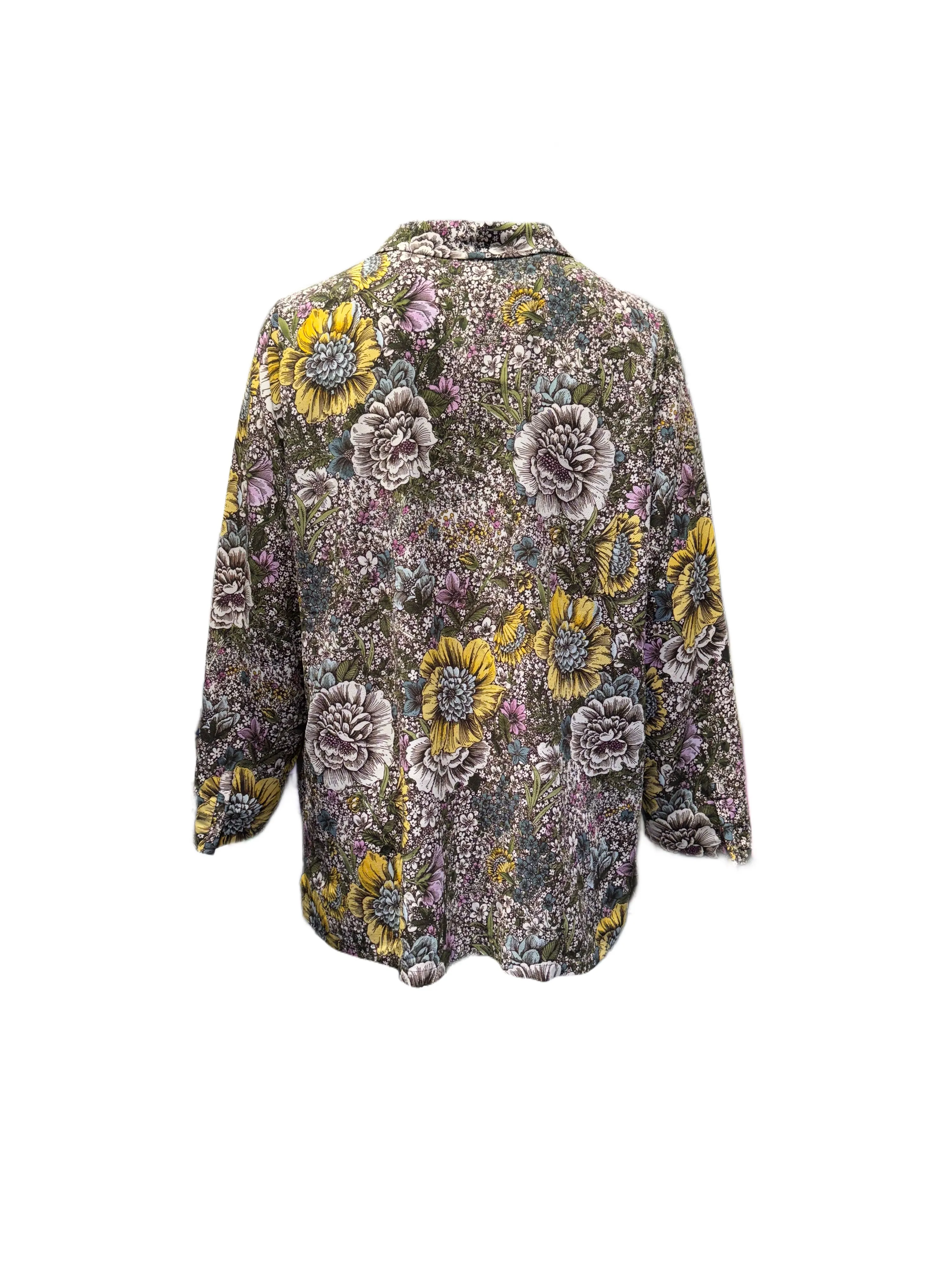 Marina Rinaldi Women's Multicolor Bagatto Button Down Shirt NWT