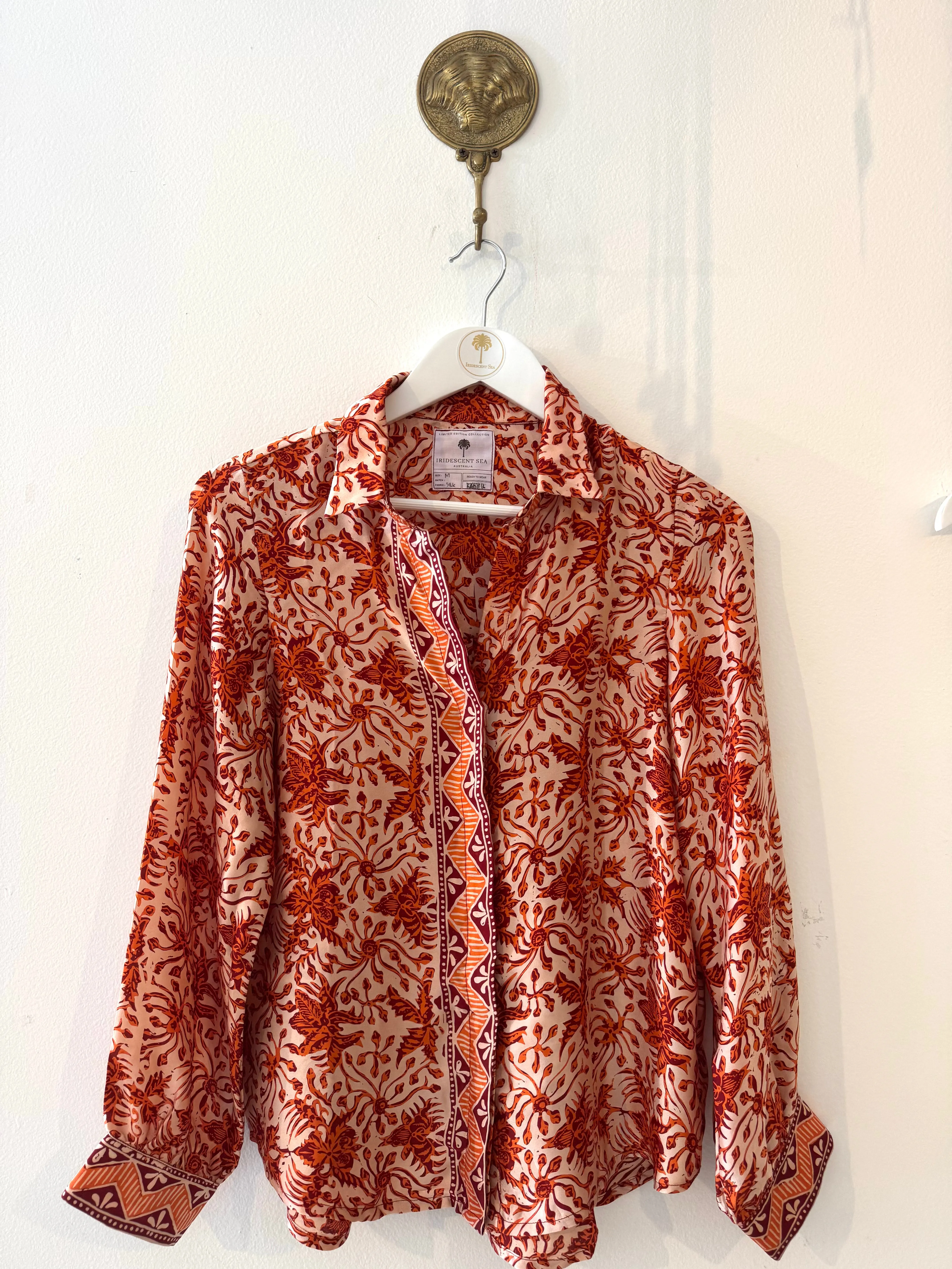 Marseille Silk Blouse in jewelled