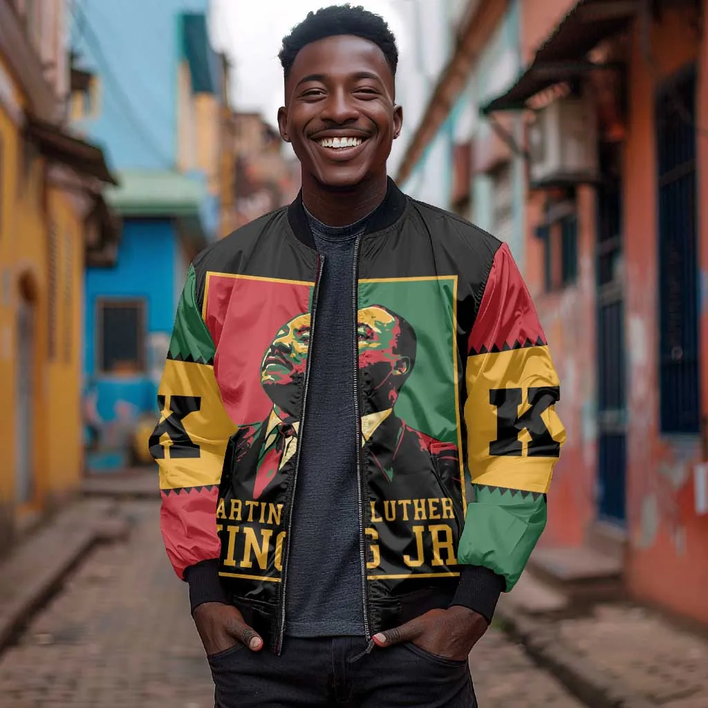 Martin Luther King Jr Bomber Jacket MLK Retro Style DT03