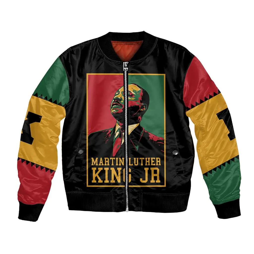 Martin Luther King Jr Bomber Jacket MLK Retro Style DT03