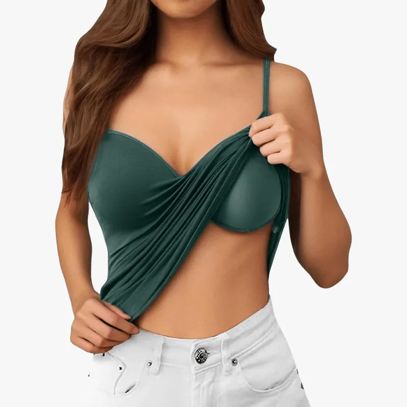 Mason | Vest Top with Built in Bra with Padded Women's Basic Seamless Camisole