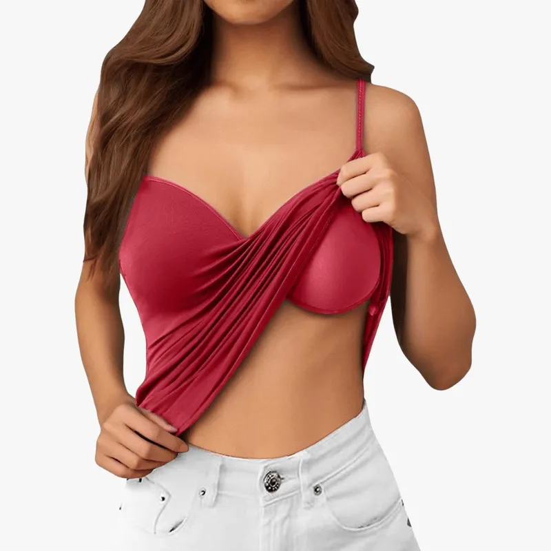 Mason | Vest Top with Built in Bra with Padded Women's Basic Seamless Camisole