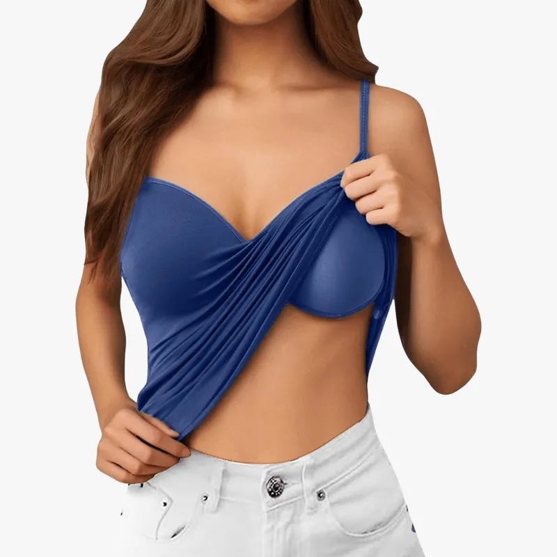 Mason | Vest Top with Built in Bra with Padded Women's Basic Seamless Camisole