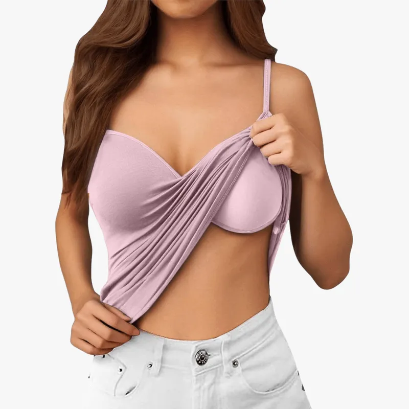 Mason | Vest Top with Built in Bra with Padded Women's Basic Seamless Camisole