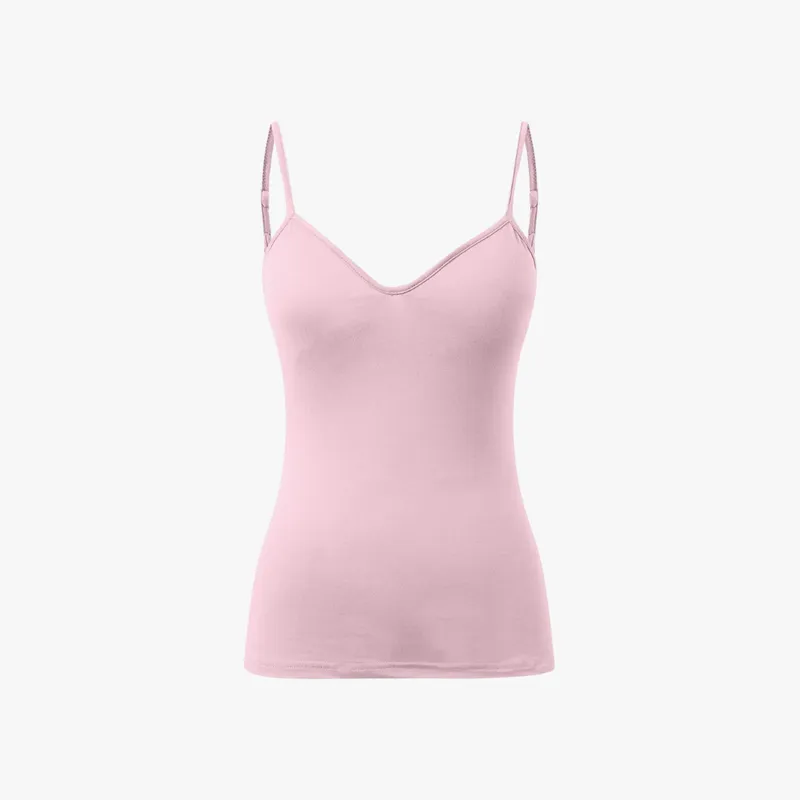 Mason | Vest Top with Built in Bra with Padded Women's Basic Seamless Camisole