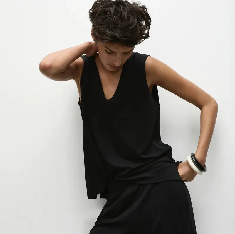 Mela Purdie Powder Knit V Tank