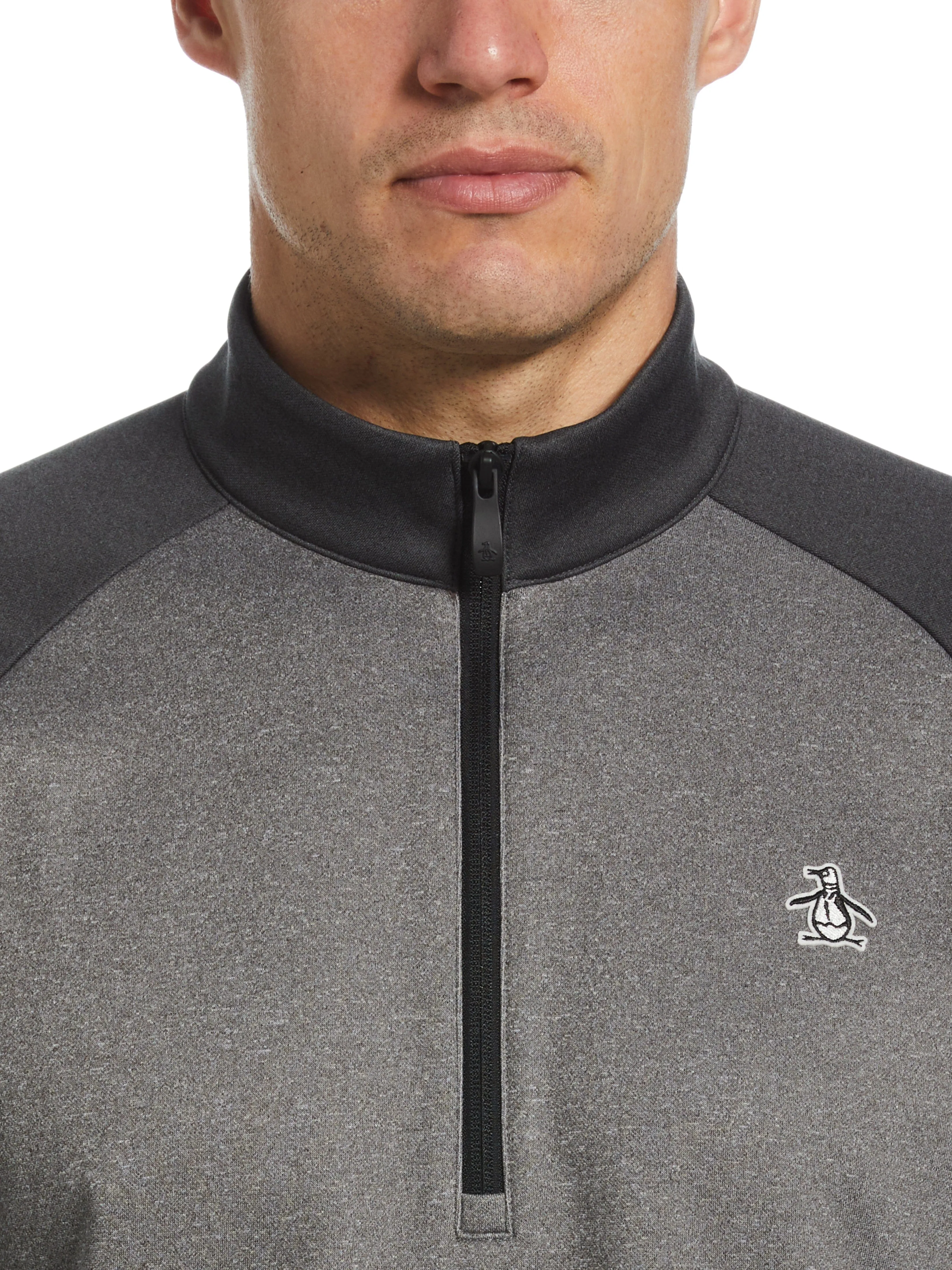 Men's 1/4 Zip Raglan Color Block Pullover
