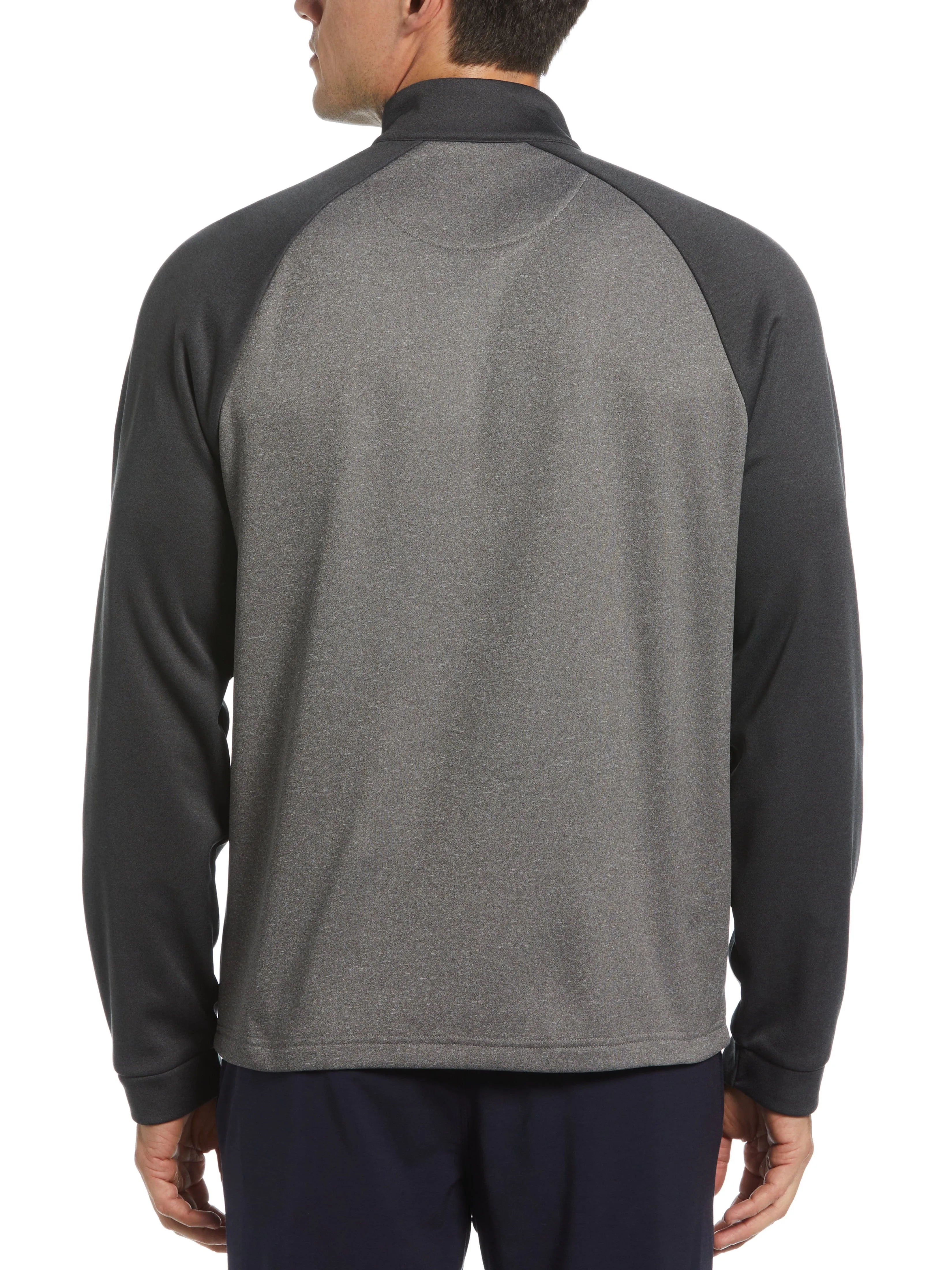 Men's 1/4 Zip Raglan Color Block Pullover