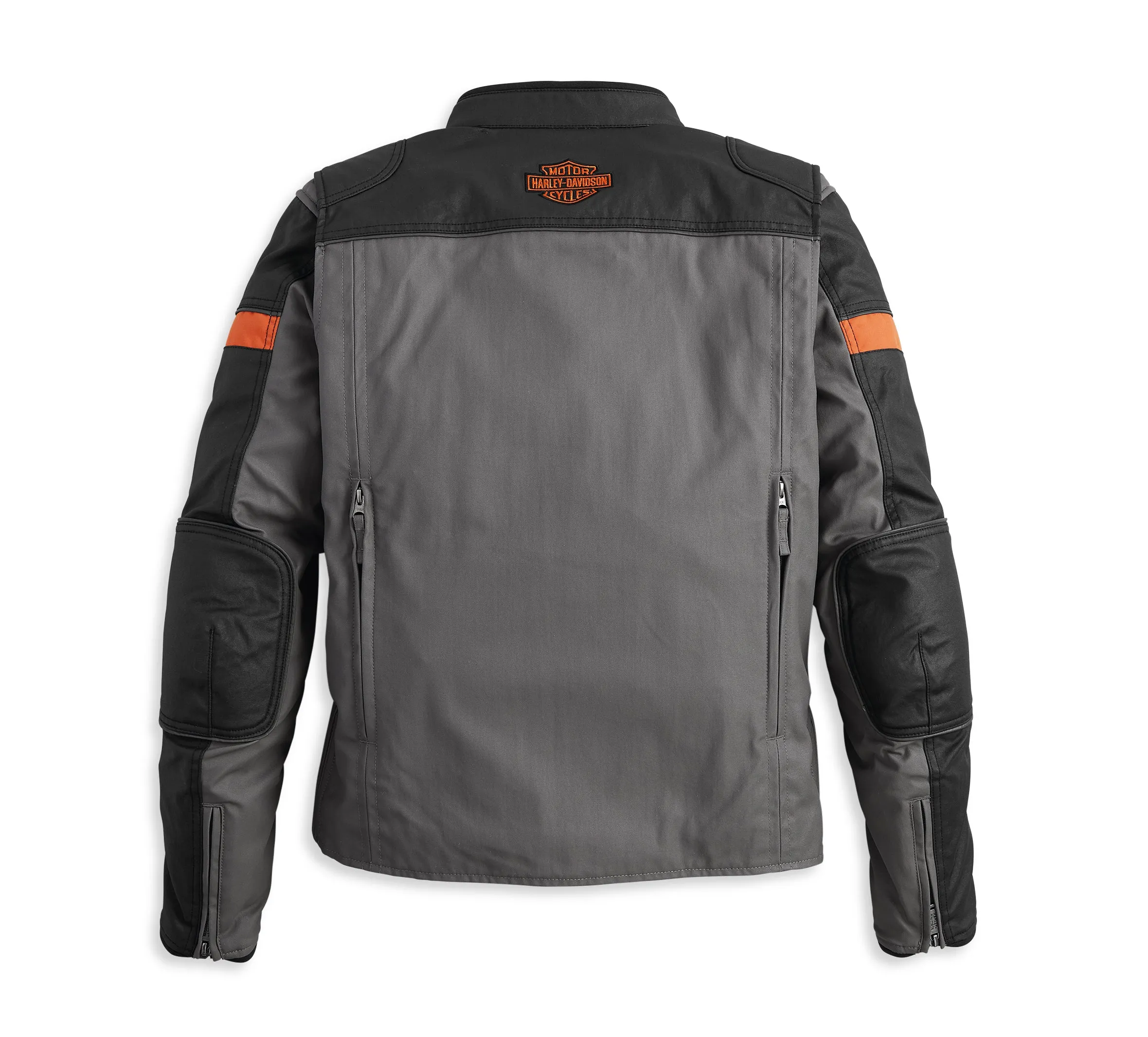Men's Amalgam Textile Triple Vent System Riding Jacket - Colorblocked - Blackened Pearl