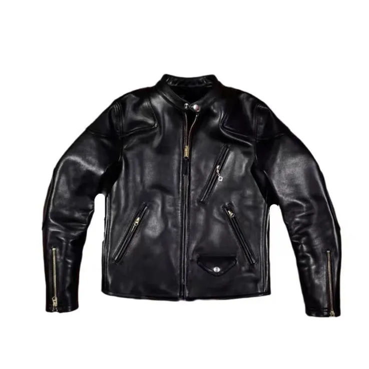 Men's Biker Leather Jacket