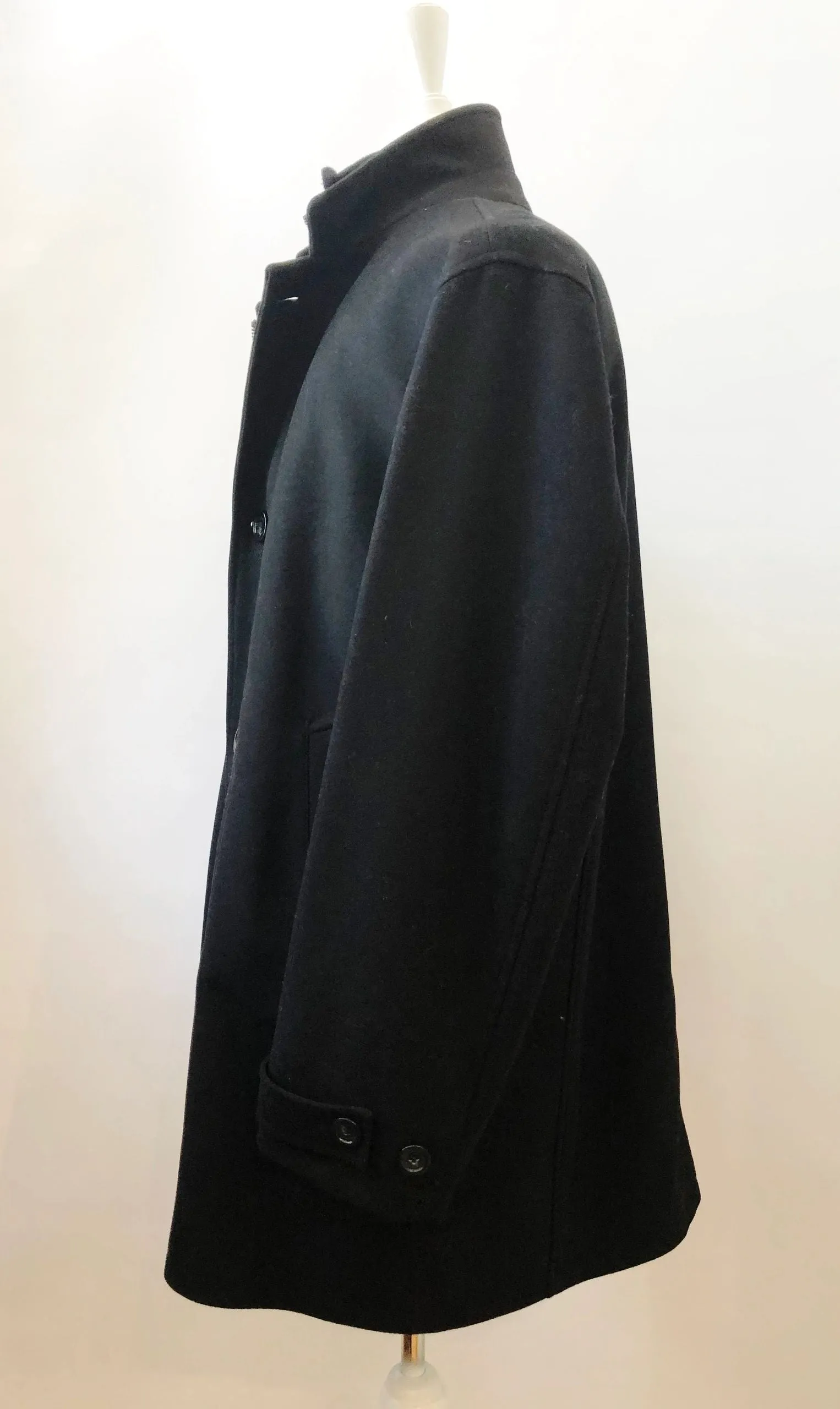 Men's Burberry Wool Coat Size Xl