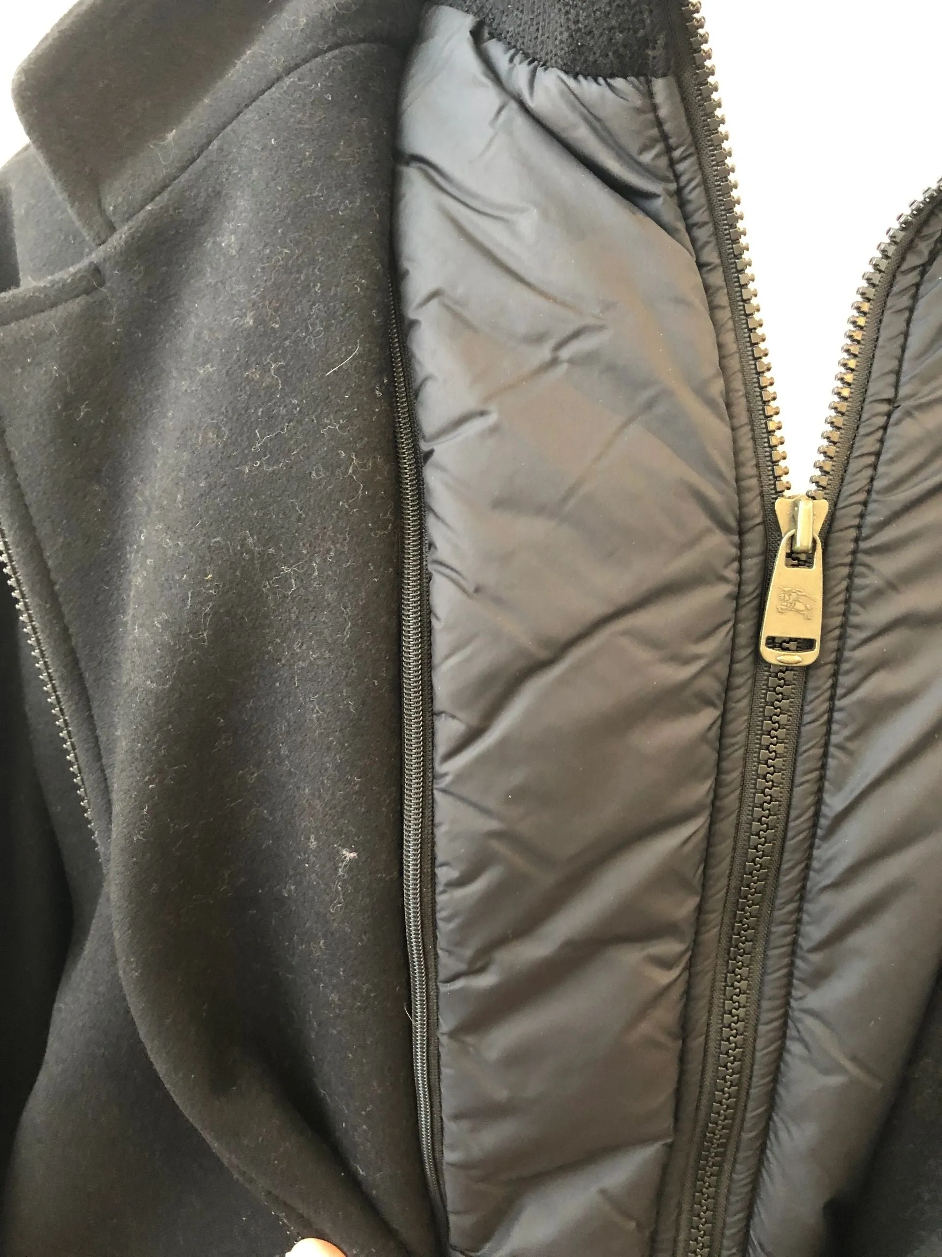Men's Burberry Wool Coat Size Xl