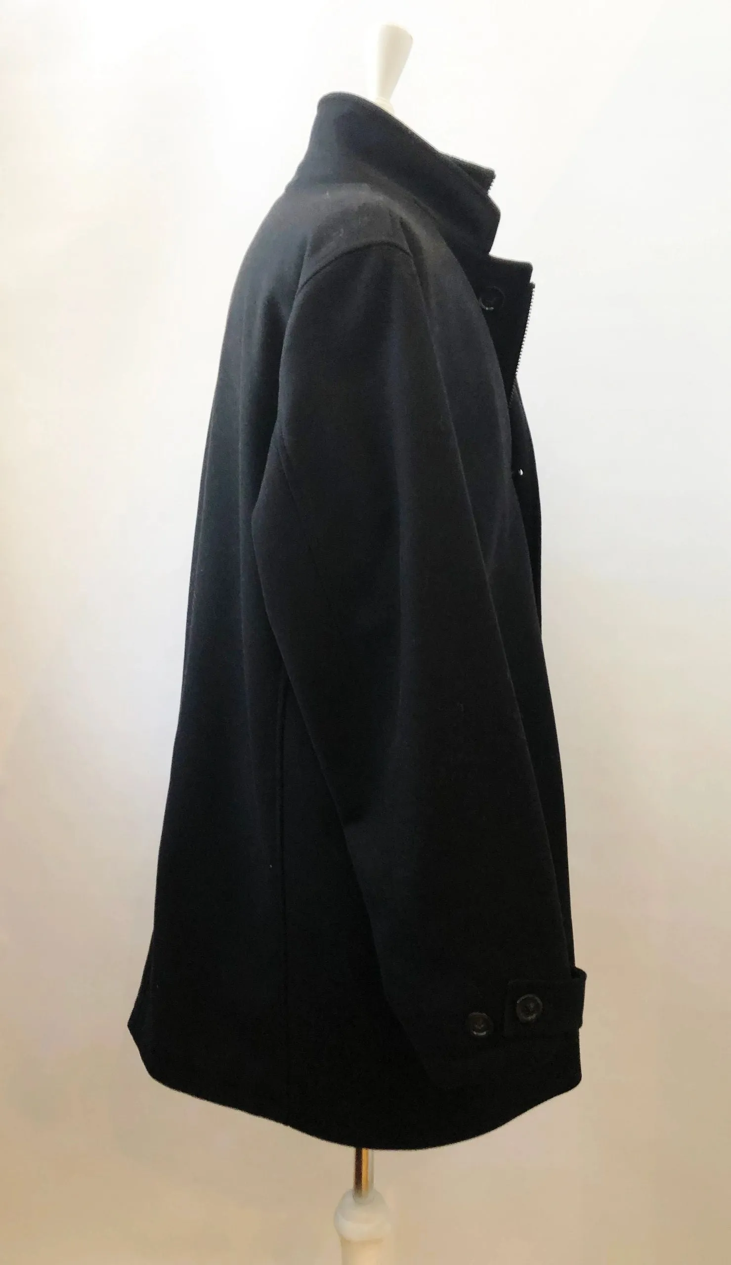 Men's Burberry Wool Coat Size Xl