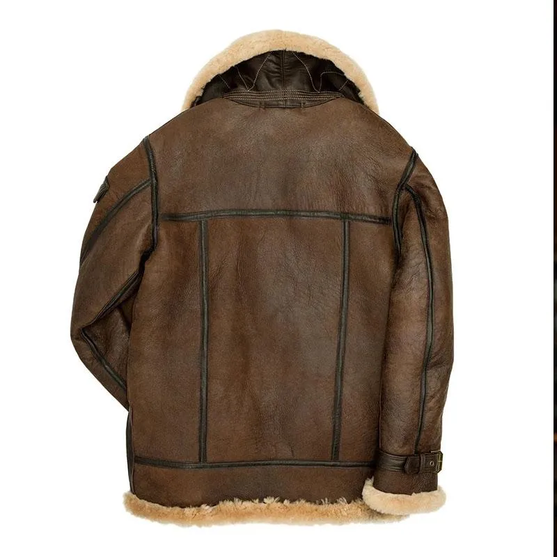 Men's Fashion Lapel Plus Velvet Warm Jacket