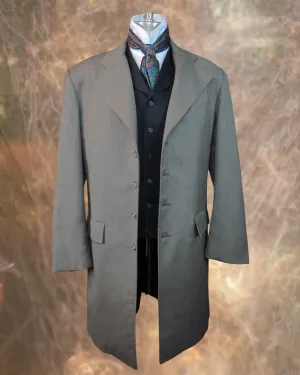 Men's Frock Coat - Granite Herringbone