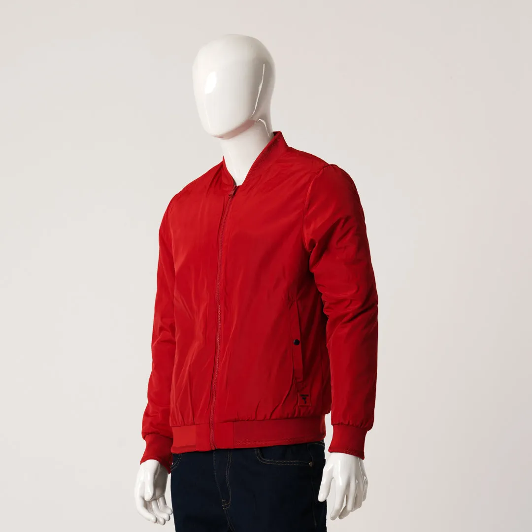 Mens Red Bomber Jacket