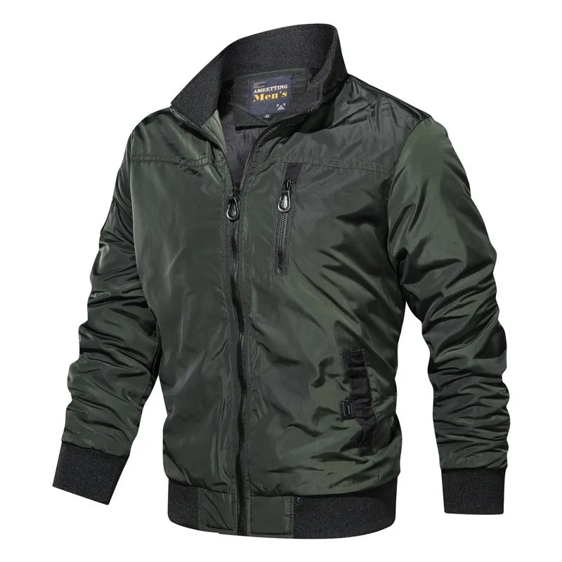 Men's Spring Autumn Military Coats Fashion Army Casual Outerwear