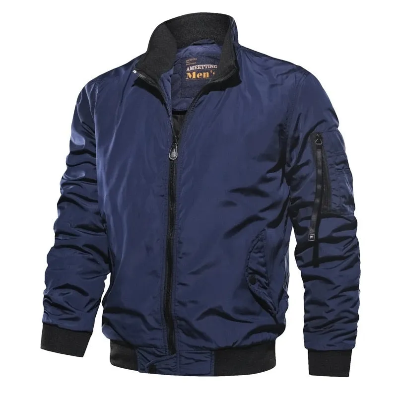 Men's Spring Autumn Military Coats Fashion Army Casual Outerwear
