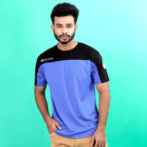 Mens T-Shirt- Black & Blue