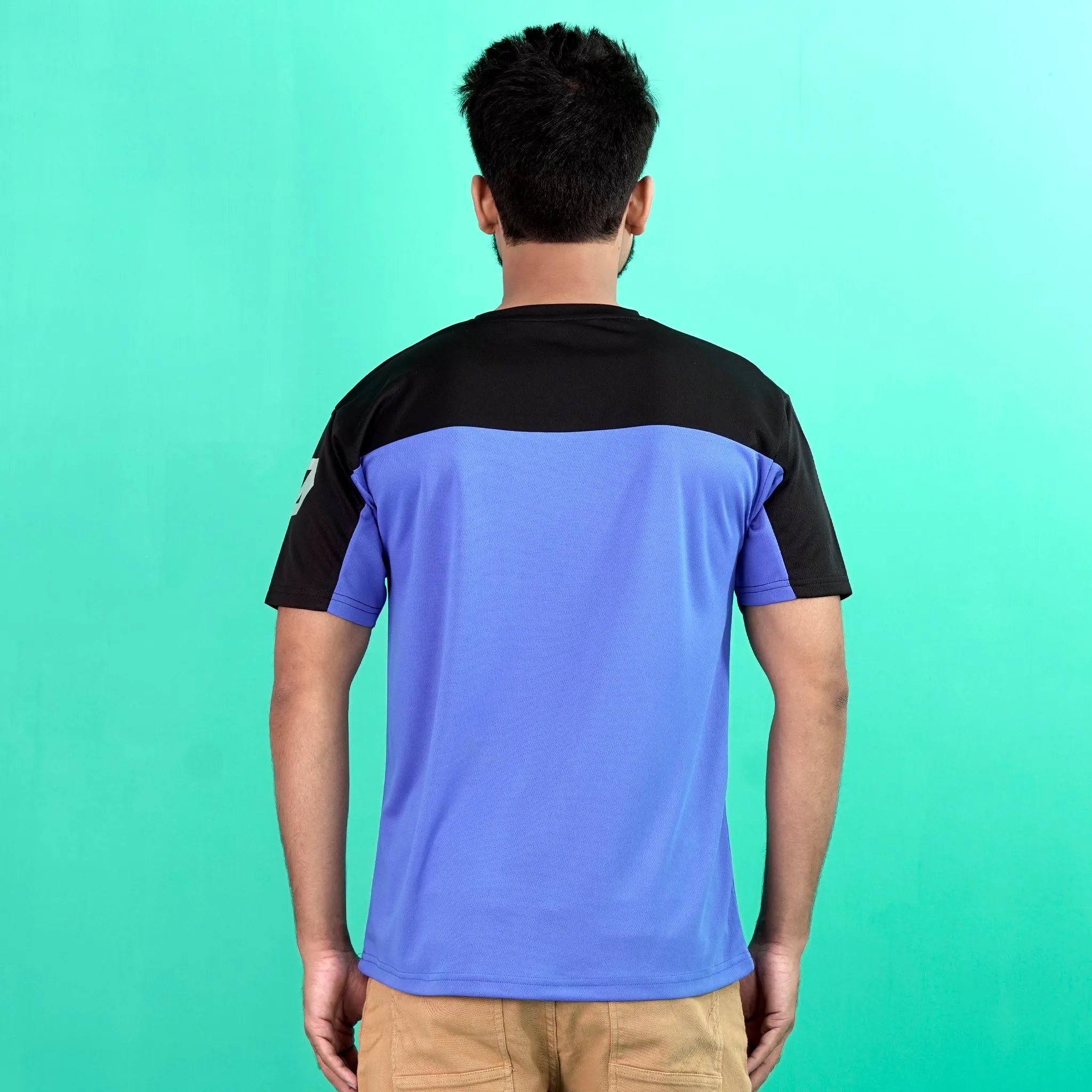 Mens T-Shirt- Black & Blue