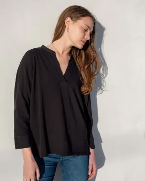 Mersea Amelia Cuff Tee-Black