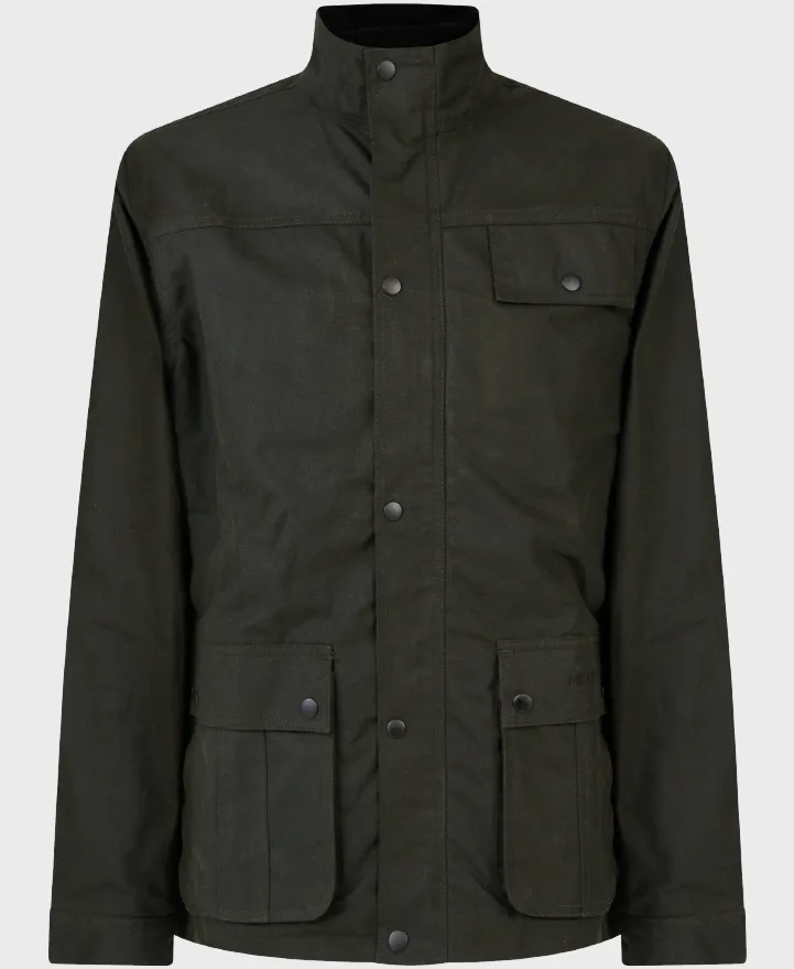 Mish Mash 3050 Utilis Wax Jacket Olive