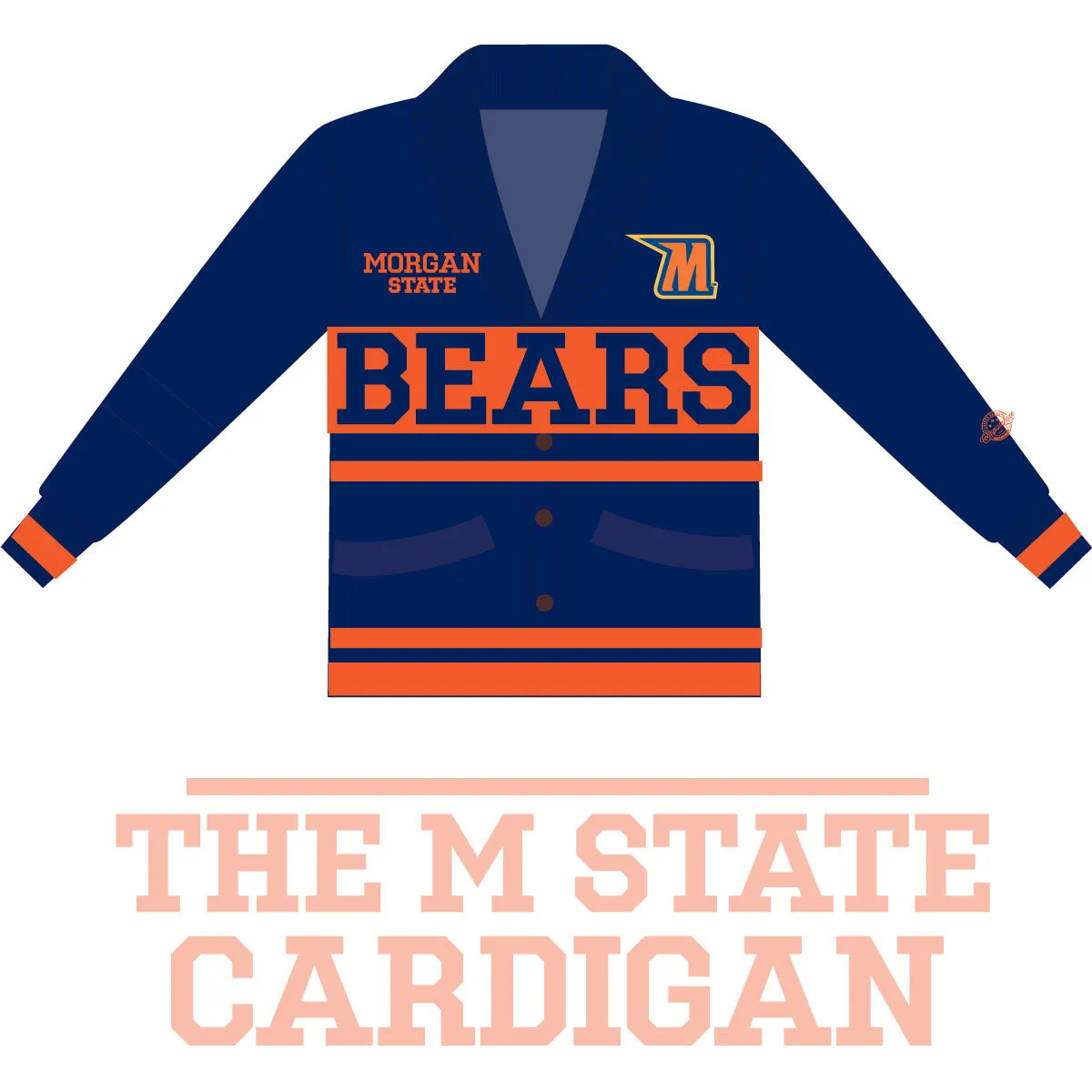 MORGAN STATE |  M STATE  Cardigan