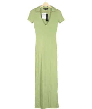 Motelrocks Green Savita Maxi Dress UK S