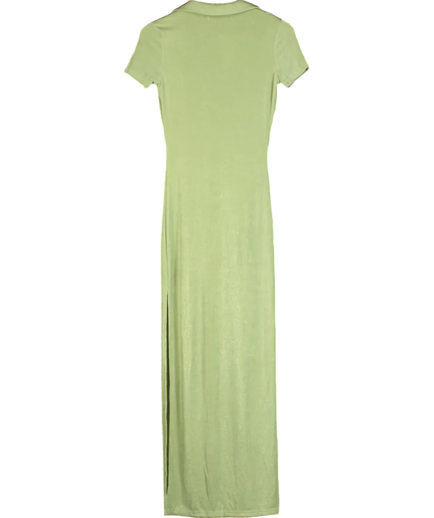 Motelrocks Green Savita Maxi Dress UK S