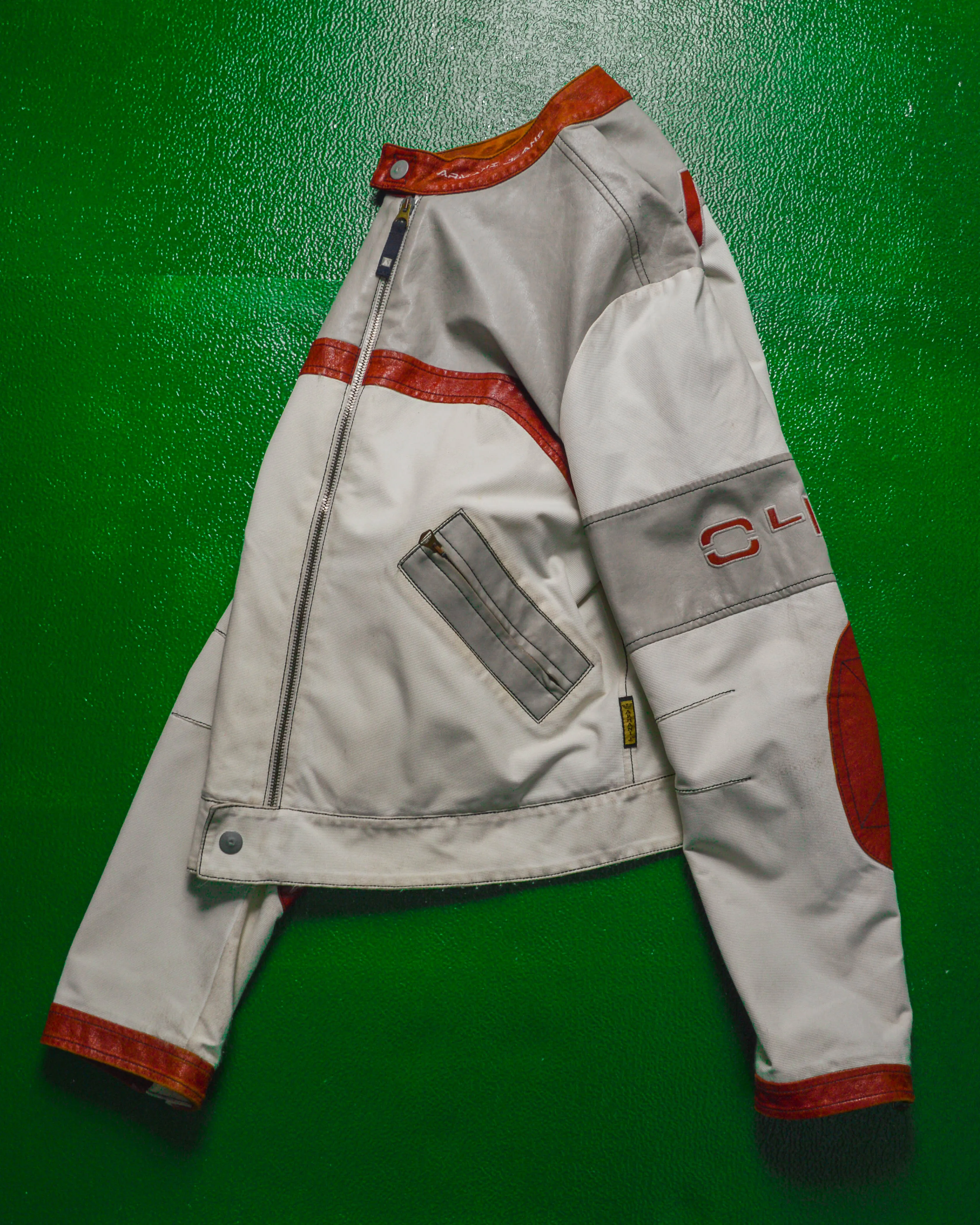 Moto Racer / Biker Style Panelled Jacket (~M~)