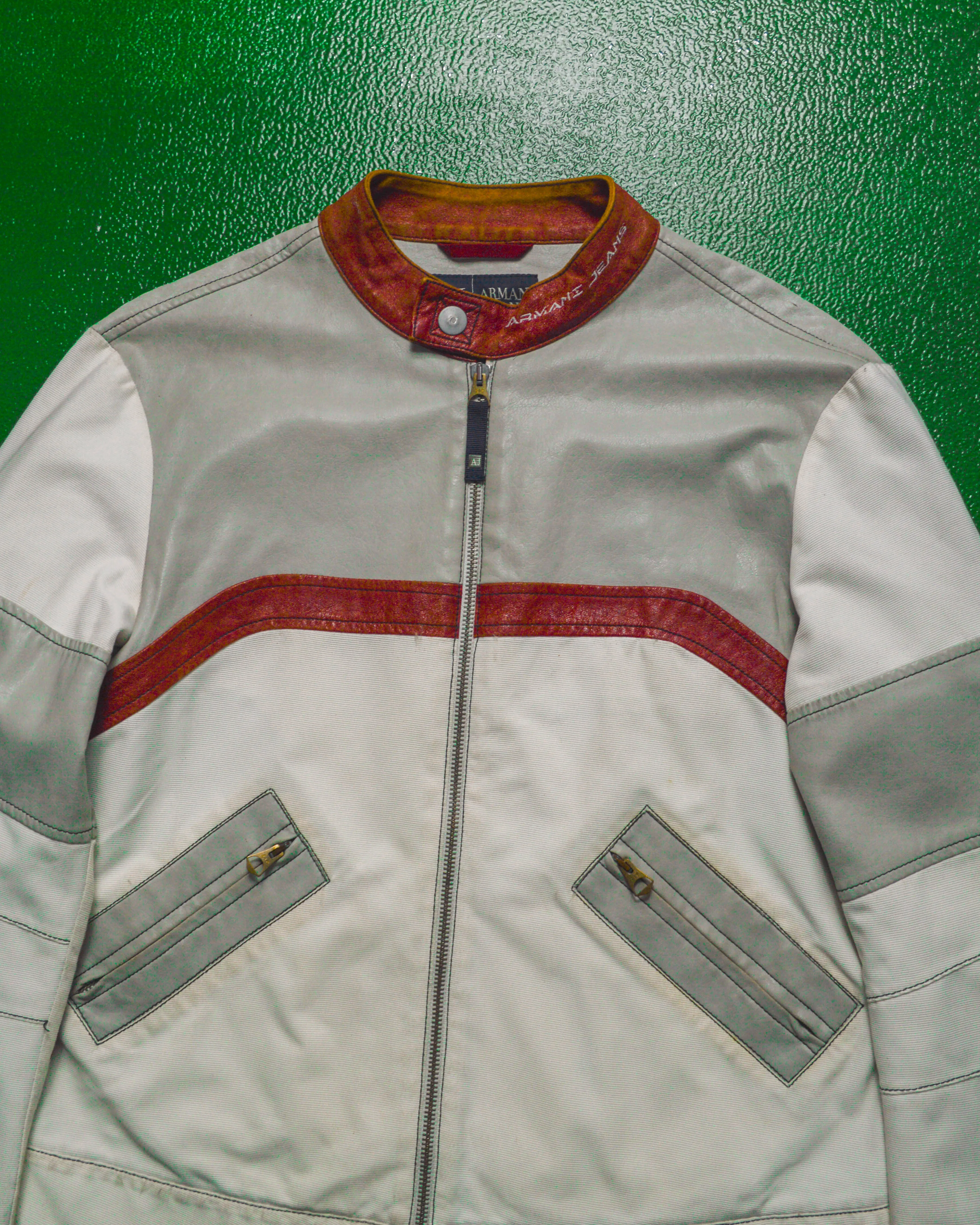 Moto Racer / Biker Style Panelled Jacket (~M~)