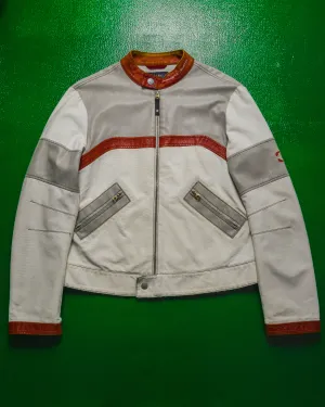 Moto Racer / Biker Style Panelled Jacket (~M~)