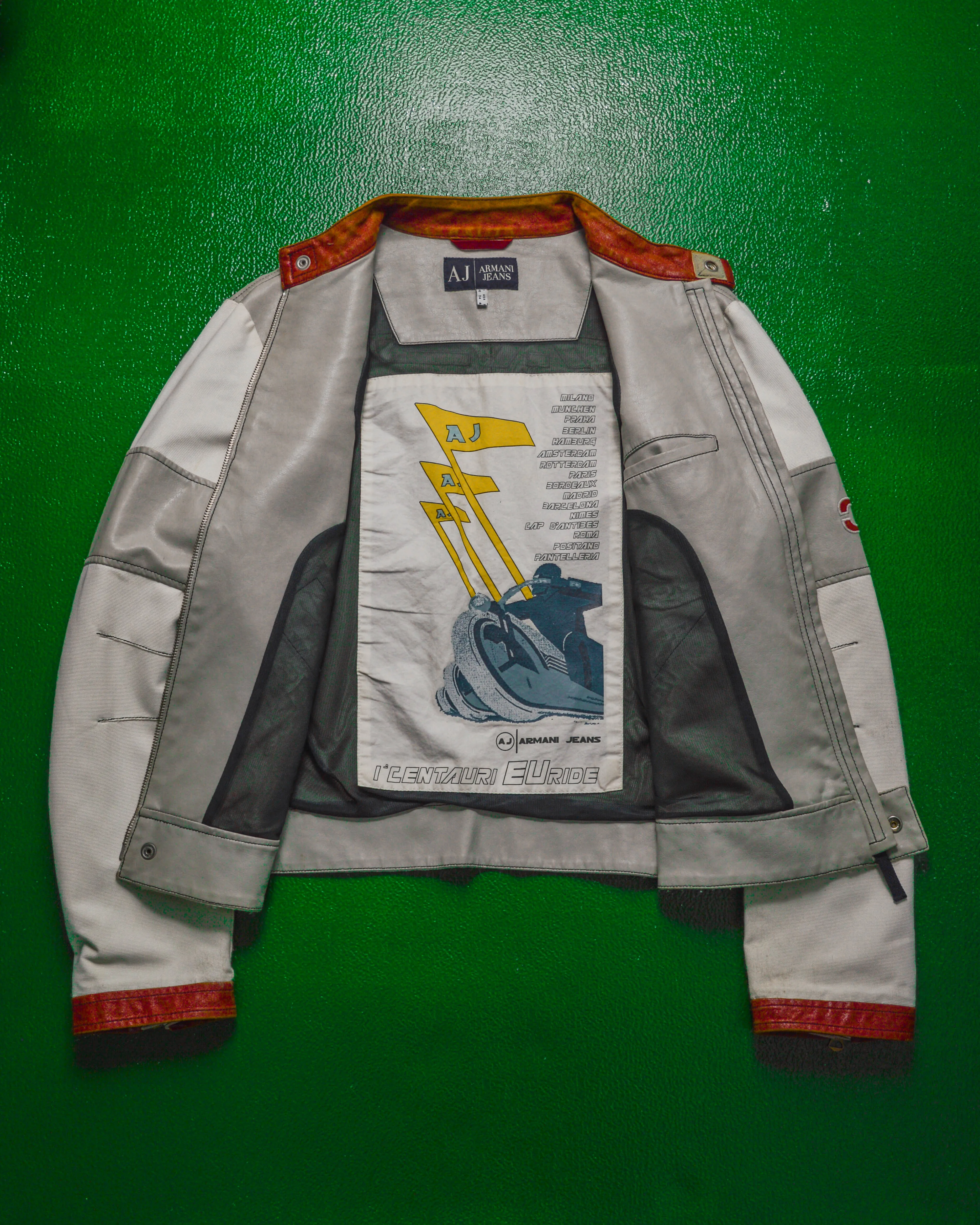 Moto Racer / Biker Style Panelled Jacket (~M~)