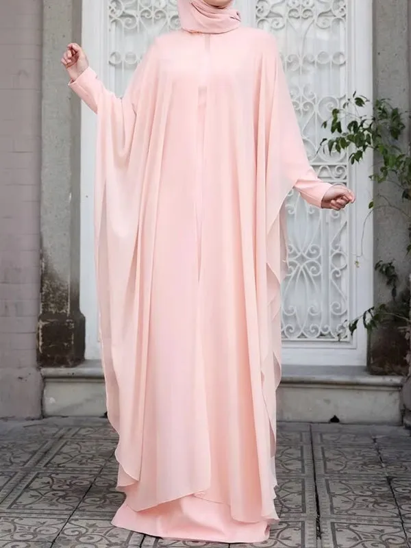 Muslim Dresses Robe Abaya Long Sleeve Dress