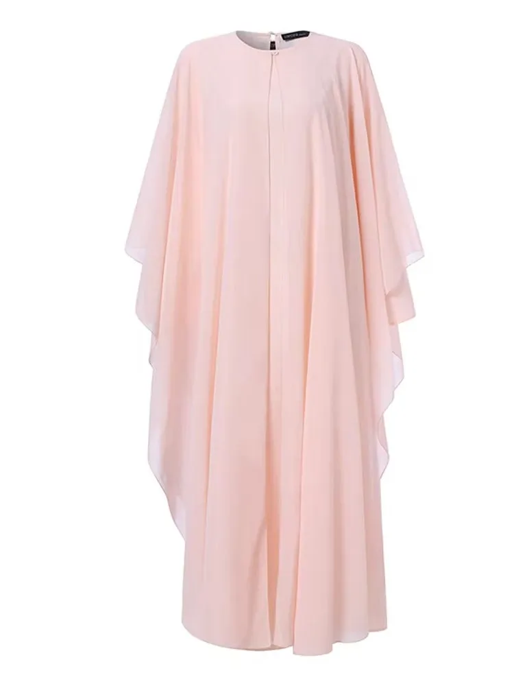 Muslim Dresses Robe Abaya Long Sleeve Dress