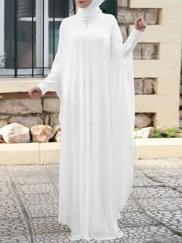 Muslim Dresses Robe Abaya Long Sleeve Dress