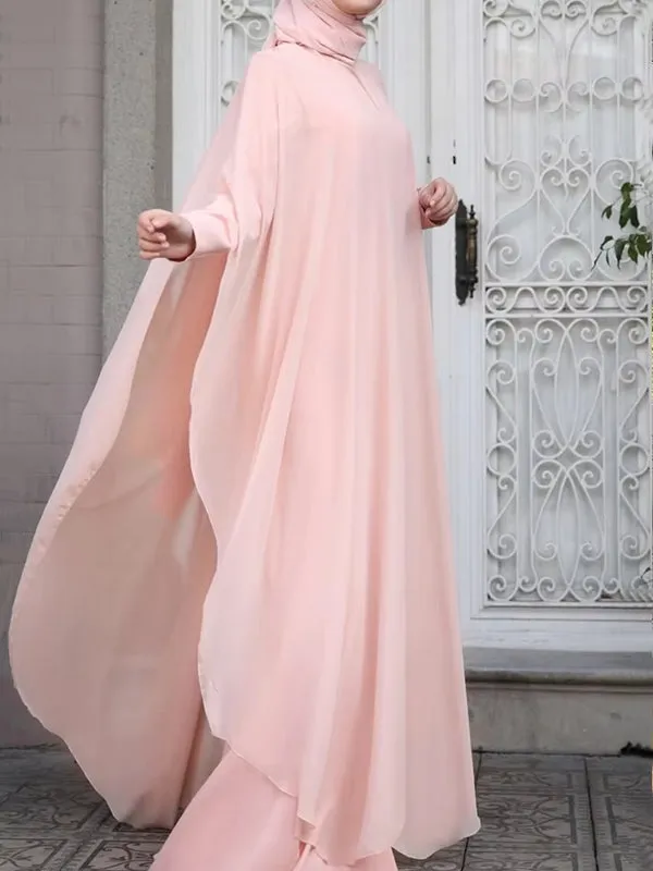 Muslim Dresses Robe Abaya Long Sleeve Dress
