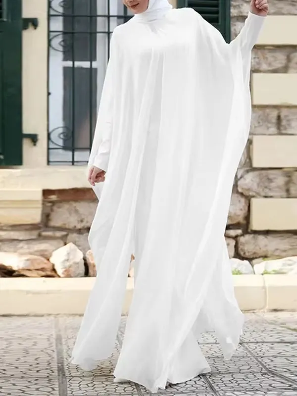 Muslim Dresses Robe Abaya Long Sleeve Dress